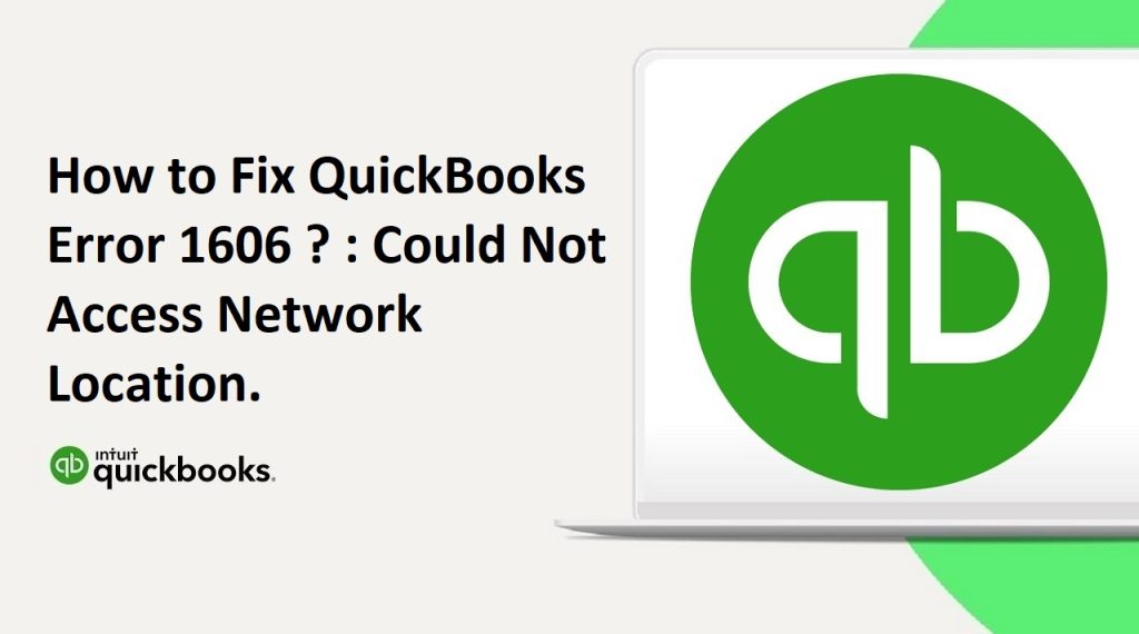 QuickBooks Error 1606