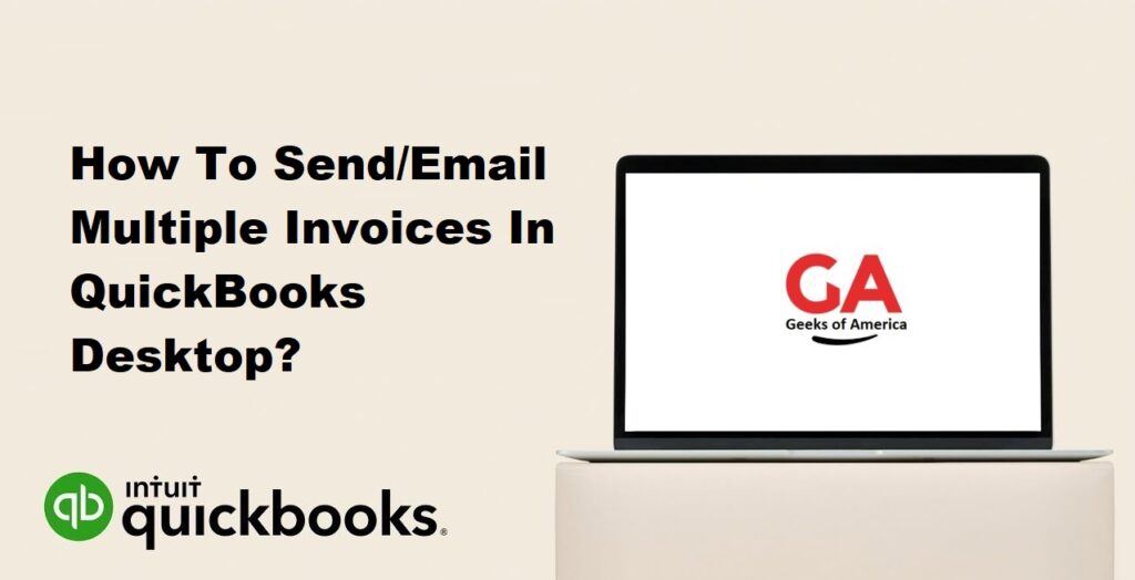 In this guide, we will walk you through the step-by-step process of sending or emailing multiple invoices in QuickBooks Desktop.