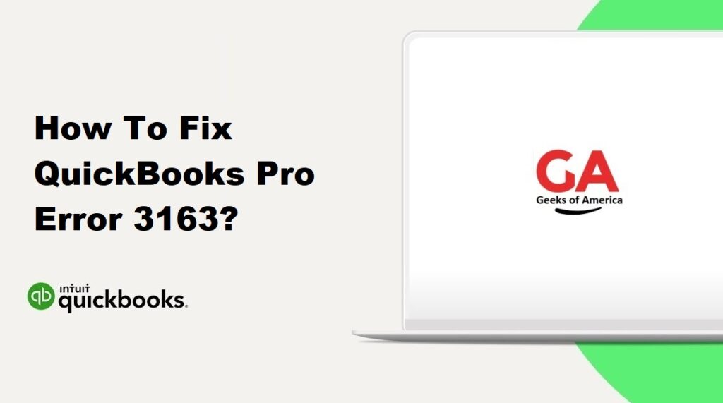 How To Fix QuickBooks Pro Error 3163?