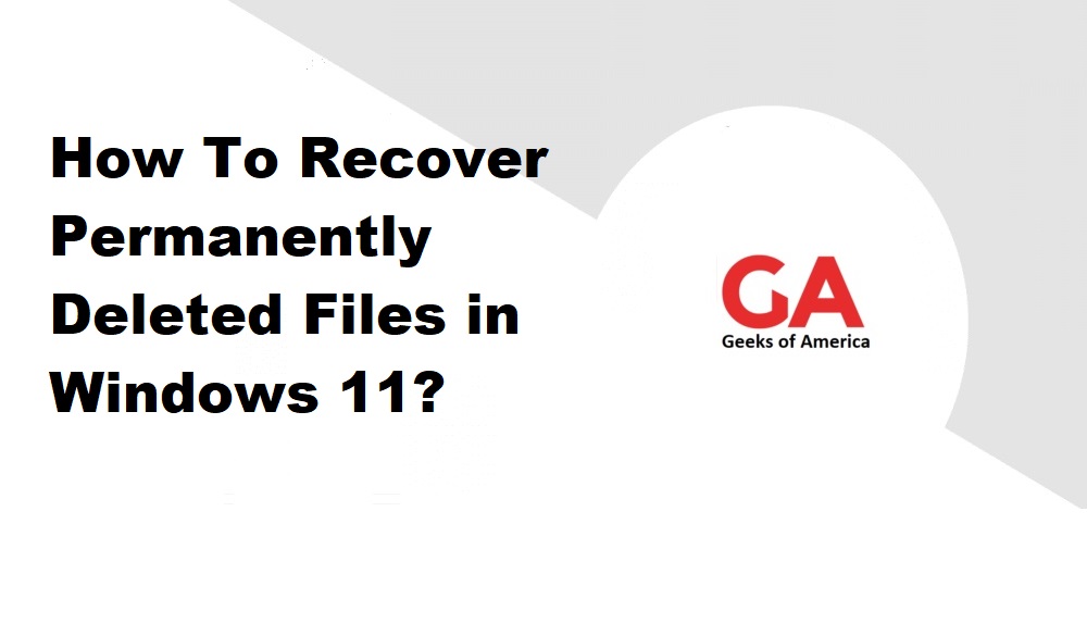 How To Recover Permanently Deleted Files in Windows 11?